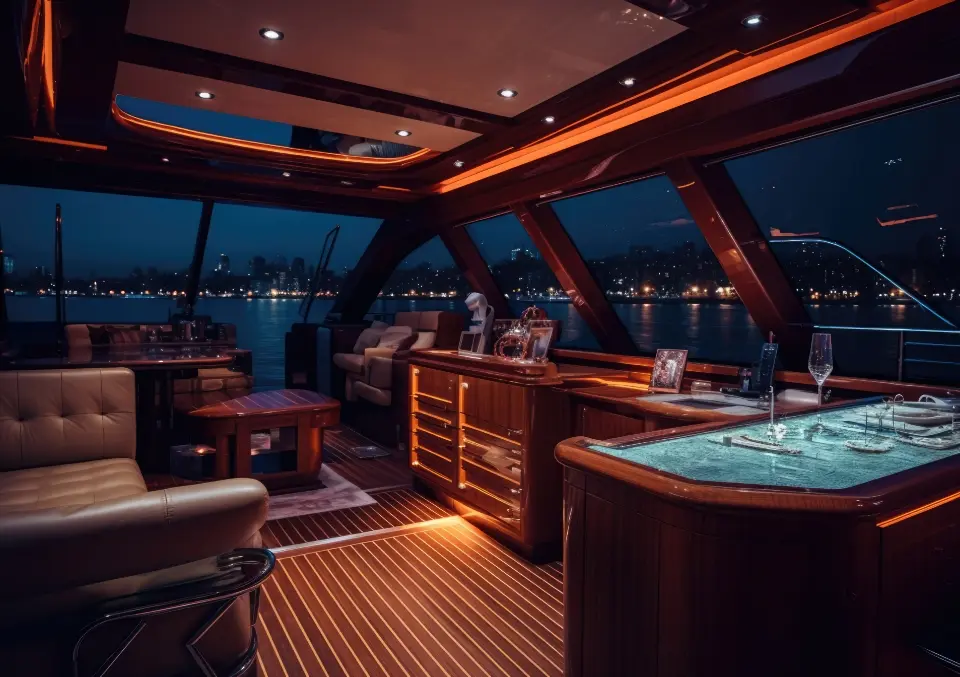 Yacht interior